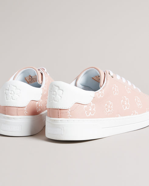 <P>Magnolia Flower Cupsole Trainer</P>